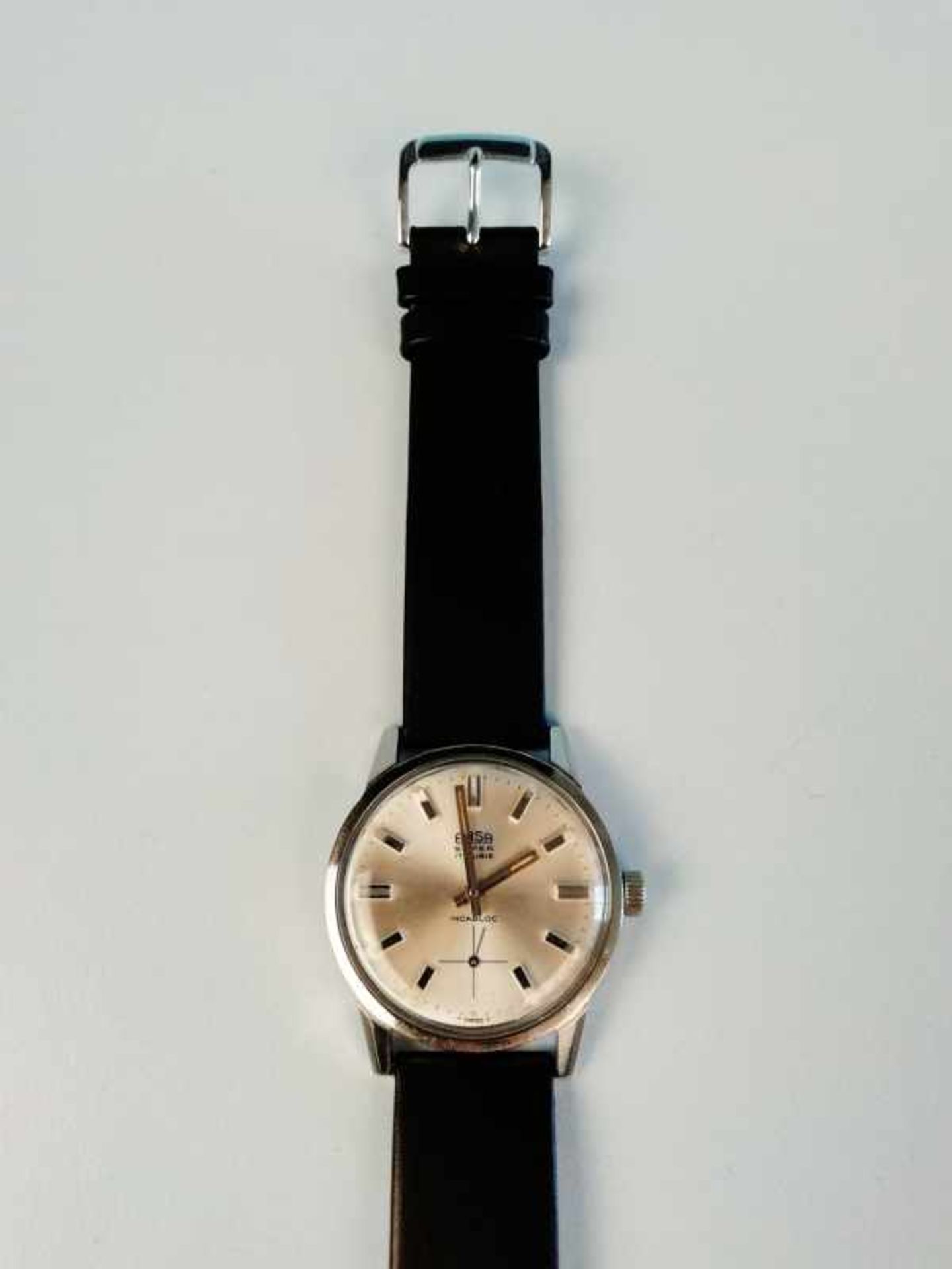 Armbanduhr "Arsa"Metall, Vintage, Ankerwerk, 38,6g, Werkservice wird empfohlen, keine Garantie auf