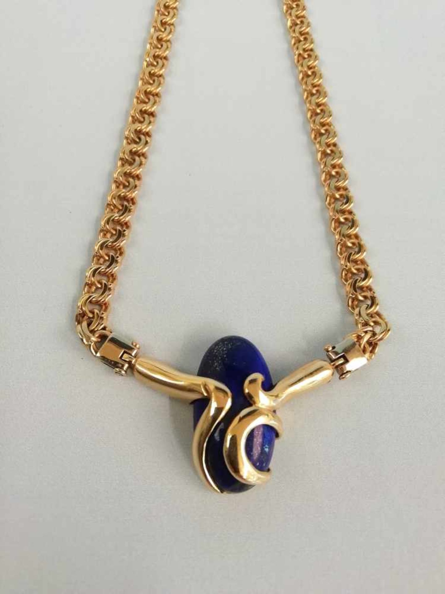 CollierGold 585, Lapis, 41,7g;