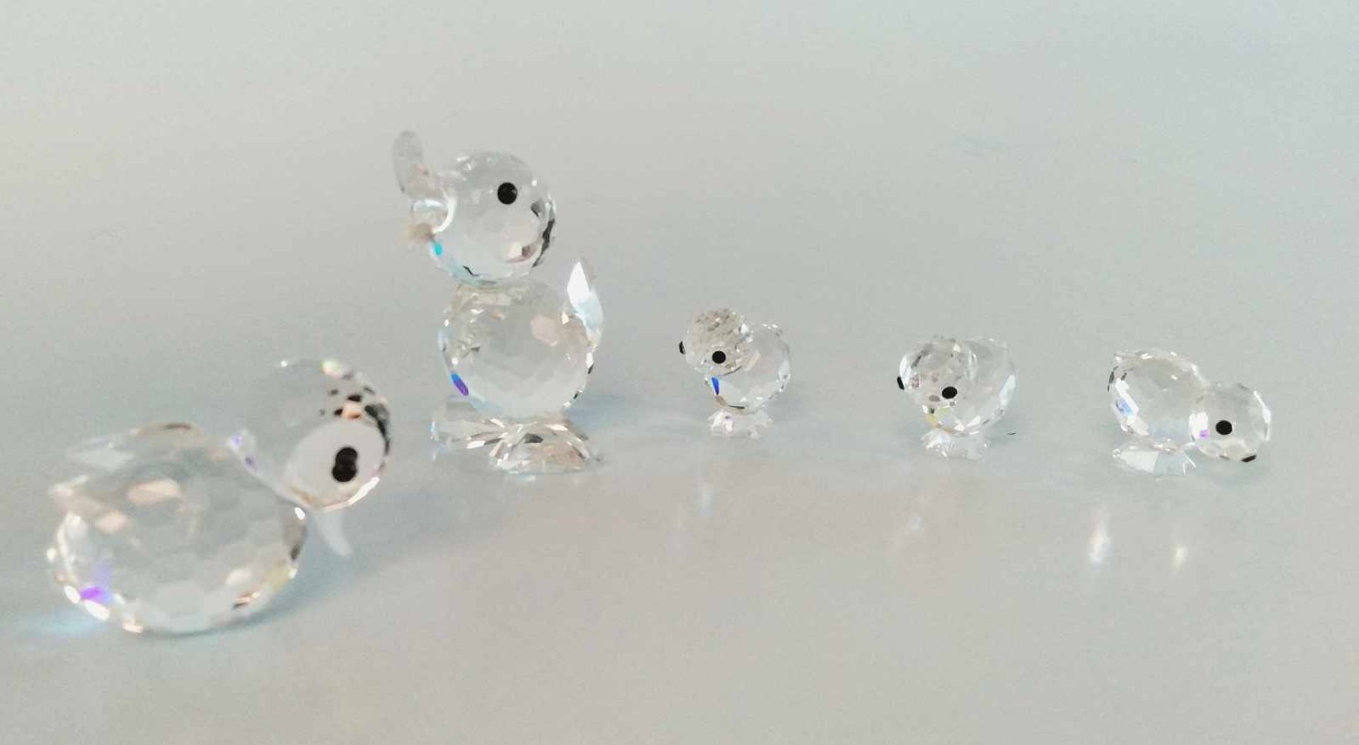 12 Stück SWAROVSKI Figurenunterschiedliche kleine Figuren, farbloses Bleikristall, geschliffen, - Bild 3 aus 4