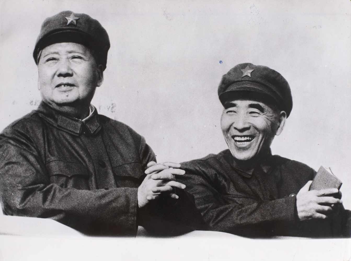 Mao Zedong next to Lin Biao, Vice President of the Communist Party of China, ca. 1966Mao Zedong next
