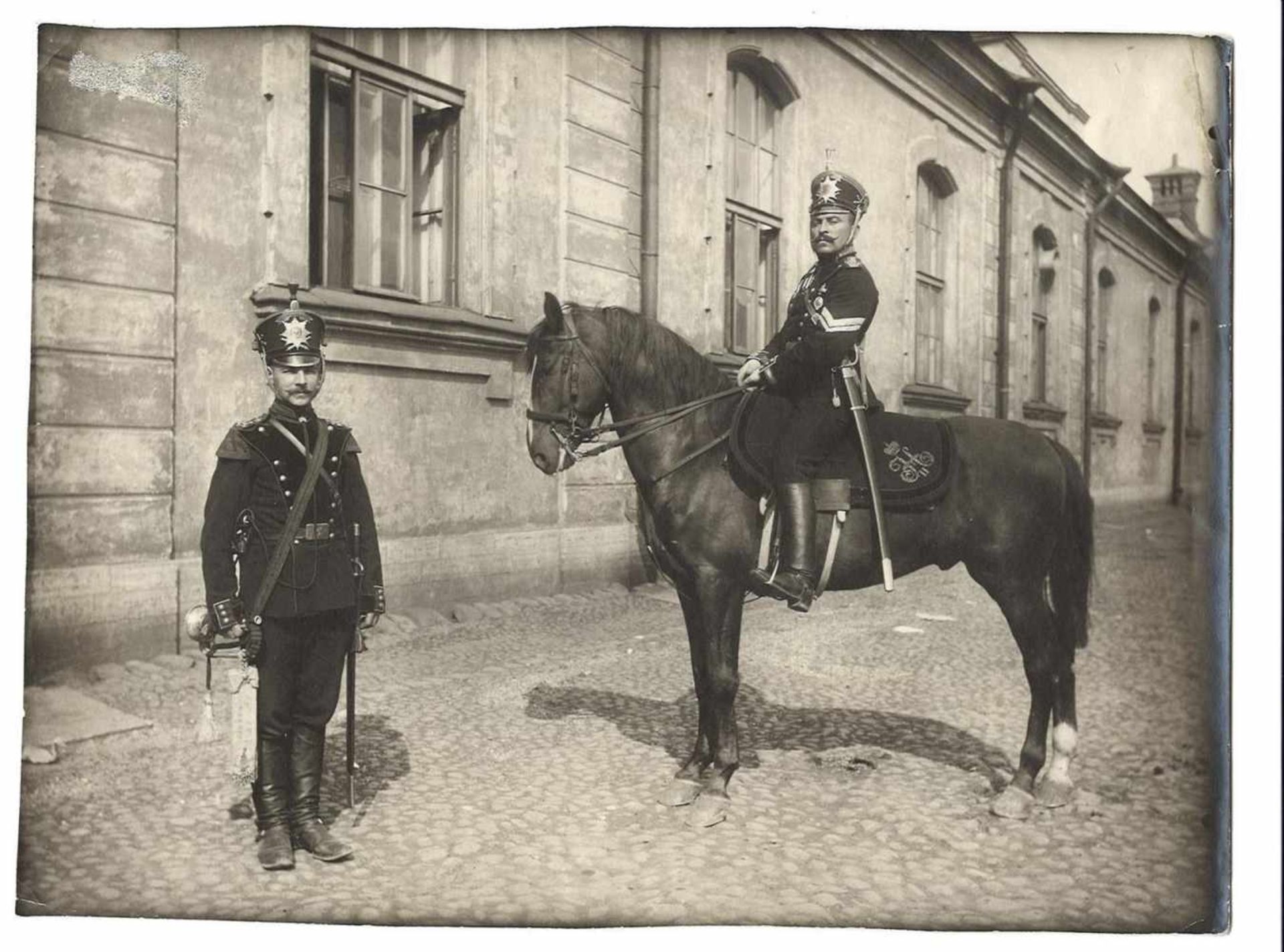 Karl Bulla. Lower ranks of the Life Guards Horse Artillery. Photograph. 1900s. 17x23 cm. Gelatin