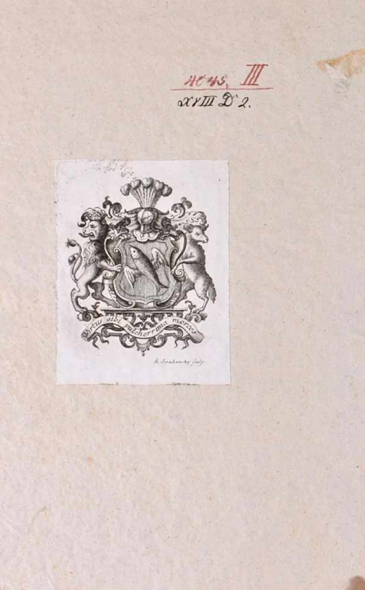 [Extract from the Armorial of Bartholomew Paprocki]. - [TRANS. floor. XVII century.]. - [129] sheets - Image 6 of 7