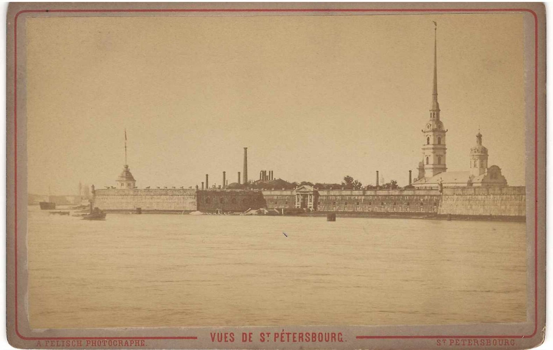 Six photographs with the views of St. Petersburg. 1883. - 11x16.7 cm.Russia. The inscription under - Bild 4 aus 6