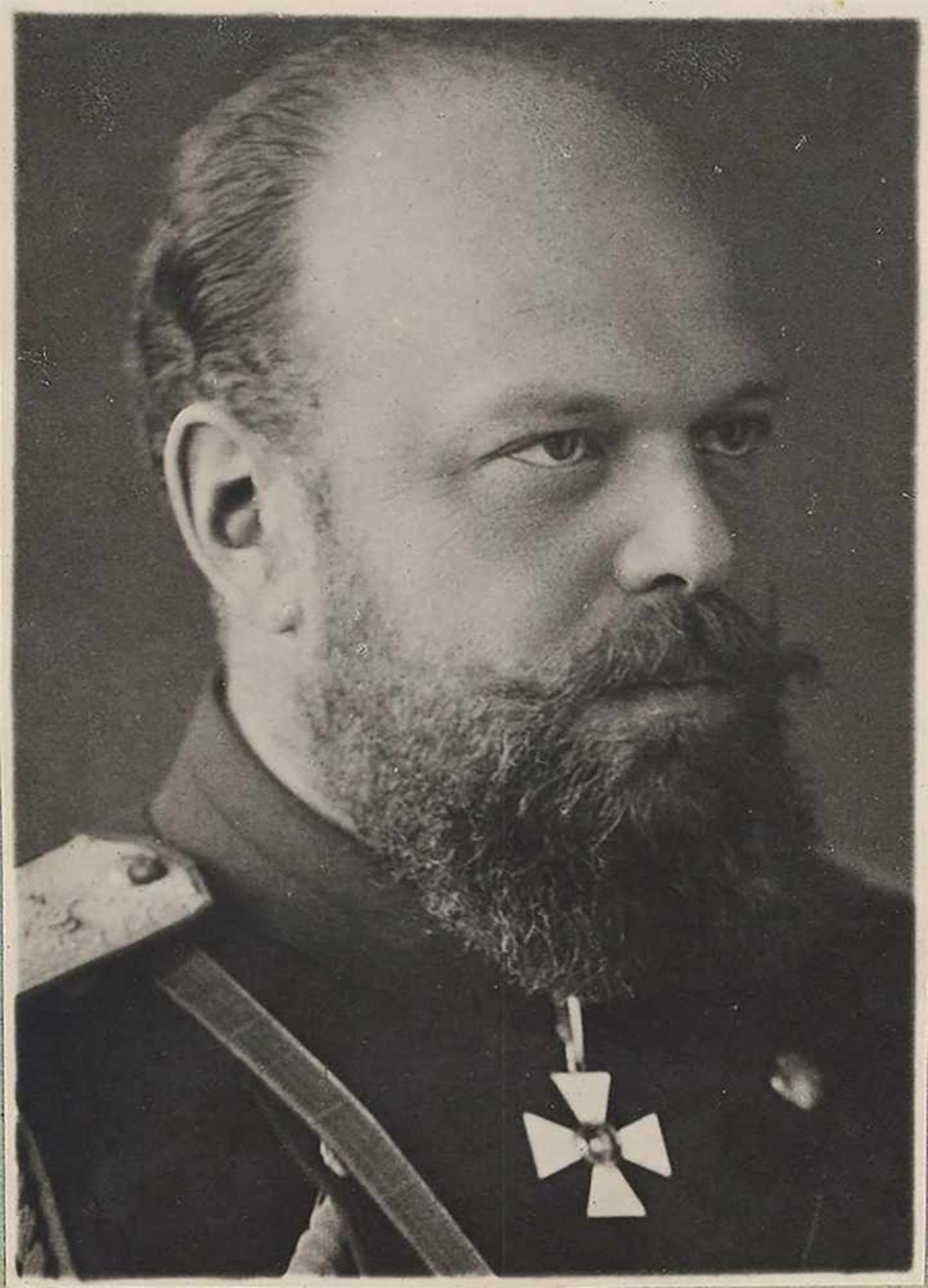 Russian Tsar Emperor Alexander III. 1888. Photo portrait. Gelatin Silver Print. Russian Tsar Emperor