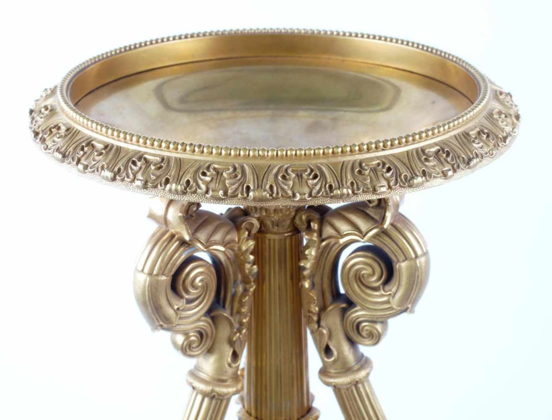 Gilded centerpiece. Early XIX century. France. Bronze, casting, engraving, mount, gilding. - Bild 2 aus 13