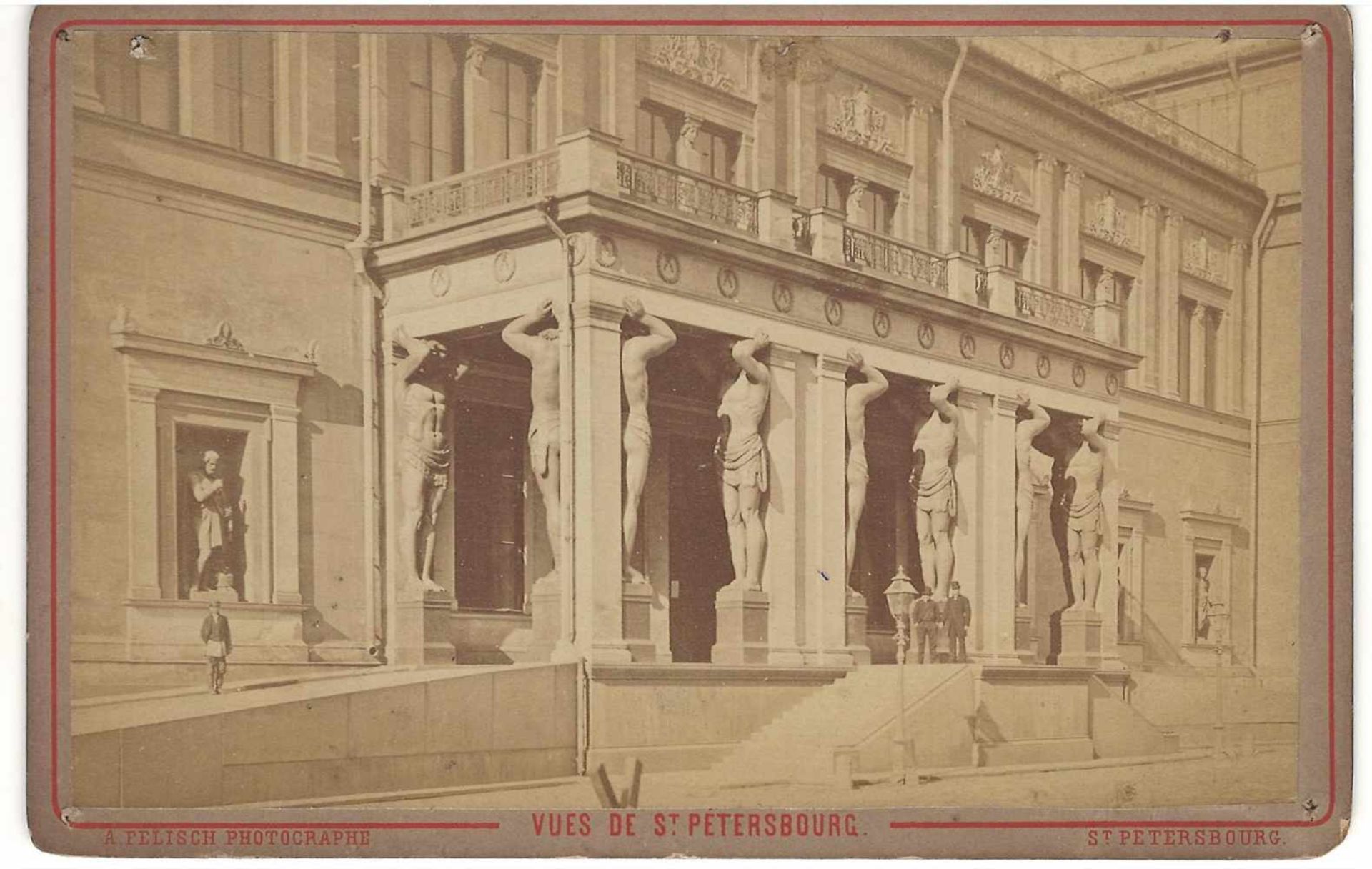 Six photographs with the views of St. Petersburg. 1883. - 11x16.7 cm.Russia. The inscription under - Bild 6 aus 6