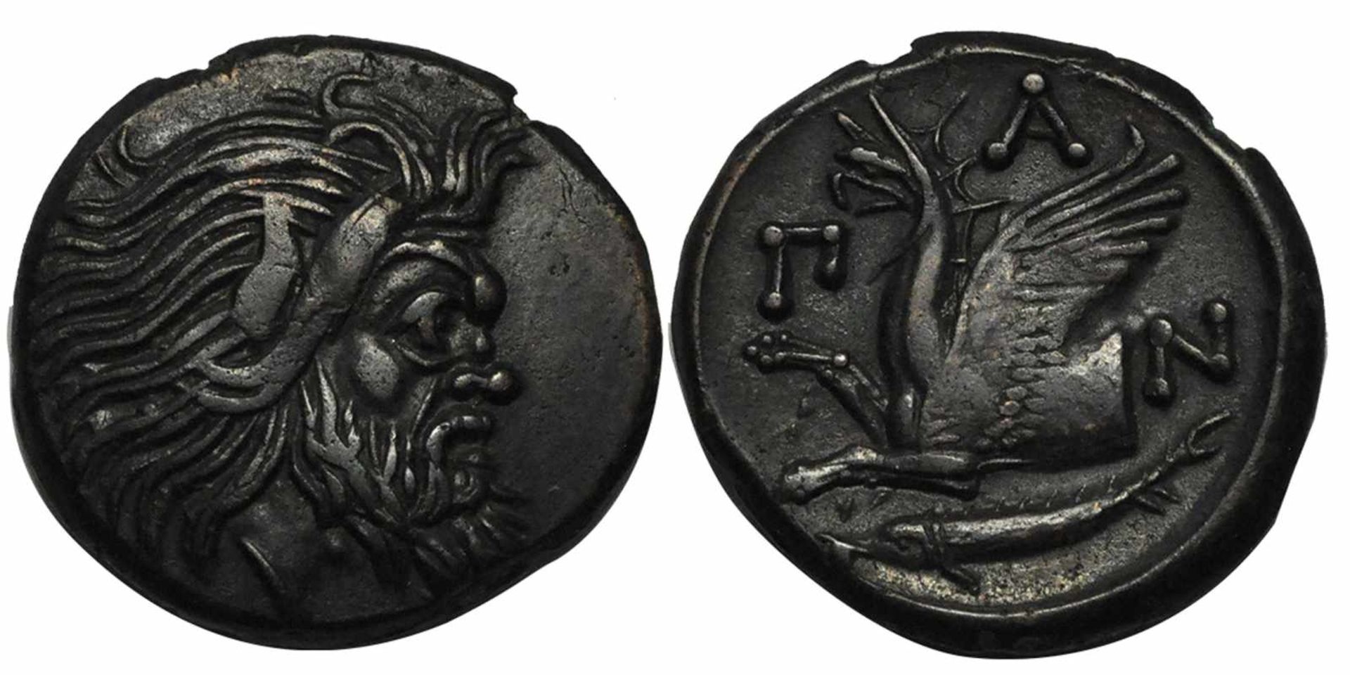 Cimmerian Bosporos, Pantikapaion. Circa 310-304/3 BC. XFCimmerian Bosporos, Pantikapaion. Circa