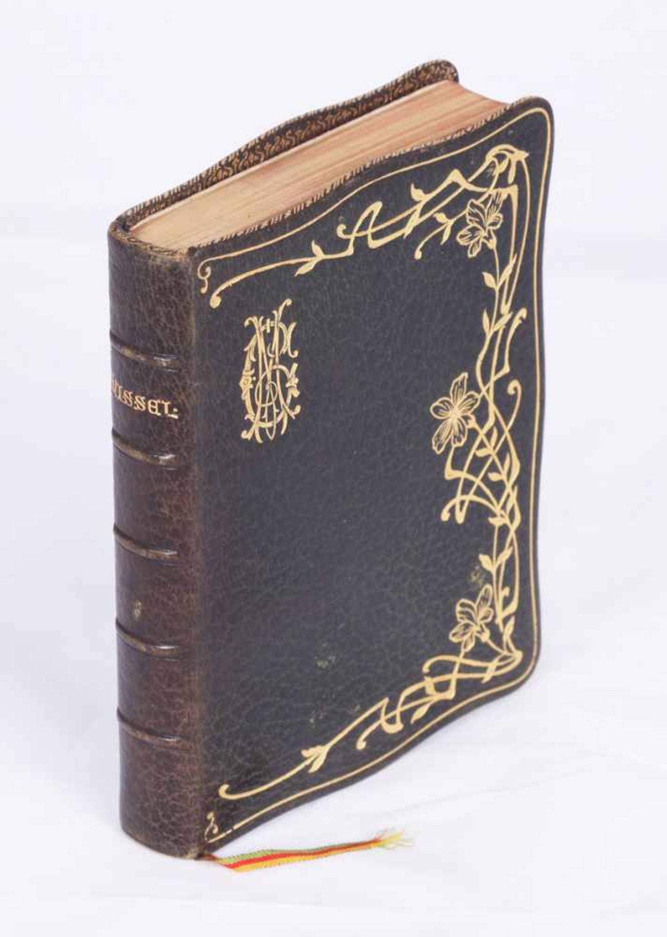 Missel romain. - Dijon: Roux-Marchel, [1903]. 12x16 cm.In French. Morocco binding.- - -15.00 %