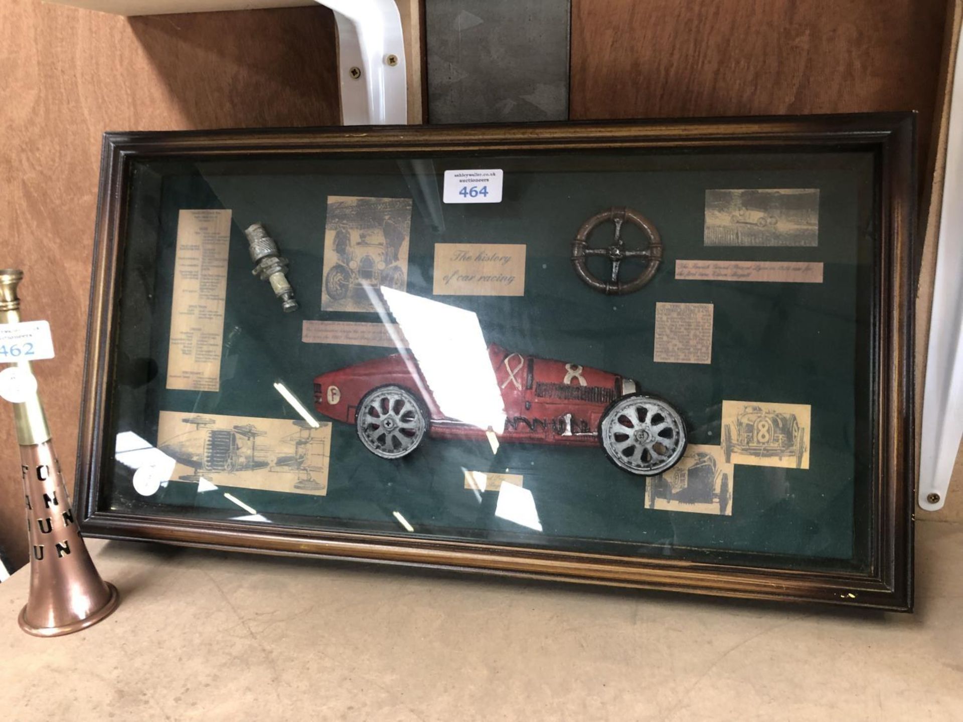 A FRAMED 'HISTORY OF CAR RACING' MONTAGE