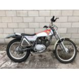A 1975 HONDA TL250 TRIAL MOTORCYCLE, U.S.A IMPORT, THIS VEHICLE HAS D.V.L.A DOCUMENTATION TO