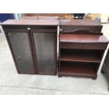 TWO MAHOGANY CABINETS