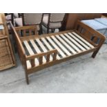 A CHILD'S JOHN LEWIS PINE SINGLE BED