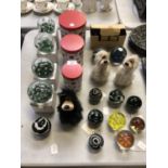 VARIOUS BOXED PAPERWEIGHTS, ANIMAL MODELS ETC (QTY)