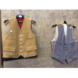 TWO WAISTCOATS TO INCLUDE A 'BELVOIR' EXAMPLE