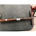 A SMALL VINTAGE 'MINER'S PICK' AXE