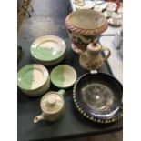 A LARGE COLLECTION OF ASSORTED CERAMICS TO INCLUDE DOULTON FENLAND ETC (QTY)