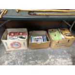 THREE BOXES OF ASSORTED VINTAGE CAR MAGAZINES (QTY)