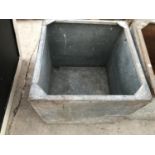 A GALVANISED TANK 50 GALLON 60CM X 61CM X 61CM HIGH