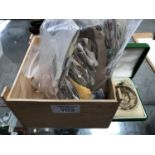 A BOXED IRISH WORLD CUP MEDAL AND ASSORTED LOOSE STAMPS