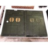 TWO LEATHER BOUND VOLUMES OF 'MODERN POWER GENERATORS'