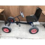 A CHAIN DRIVEN PEDAL GO CART