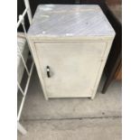 A VINTAGE METAL MEAT SAFE