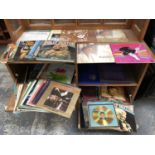 A LARGE COLLECTION OF ASSORTED LP RECORDS (QTY)