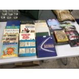 A MIXED GROUP OF VINTAGE BOOKS AND ANNUALS ETC (QTY)