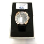 A GENTS BOXED 'LARSSON JENNINGS' WATCH, WORKING