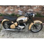 A 1953 BSA GOLD FLASH 650 TWIN ON A V5 INCLUDING ORIGINAL REGISTRATION CEN 37 - THIS HAS BEEN THE