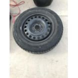 AN AS NEW WHEEL AND TYRE