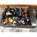 A BOX OF ASSORTED DIE CAST VEHICLES