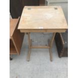 A VINTAGE SCHOOL DESK