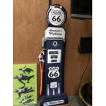 A ROUTE 66 METAL SIGN