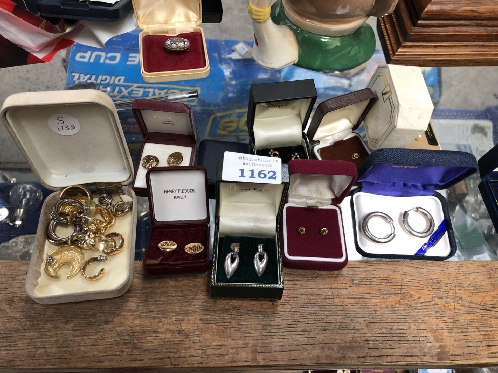 A LARGE GROUP OF LADIES BOXED EARRINGS, (MOST UNMARKED, POSSIBLY SOME GOLD)