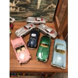 SEVEN ASSORTED DIE CAST BURAGO CARS