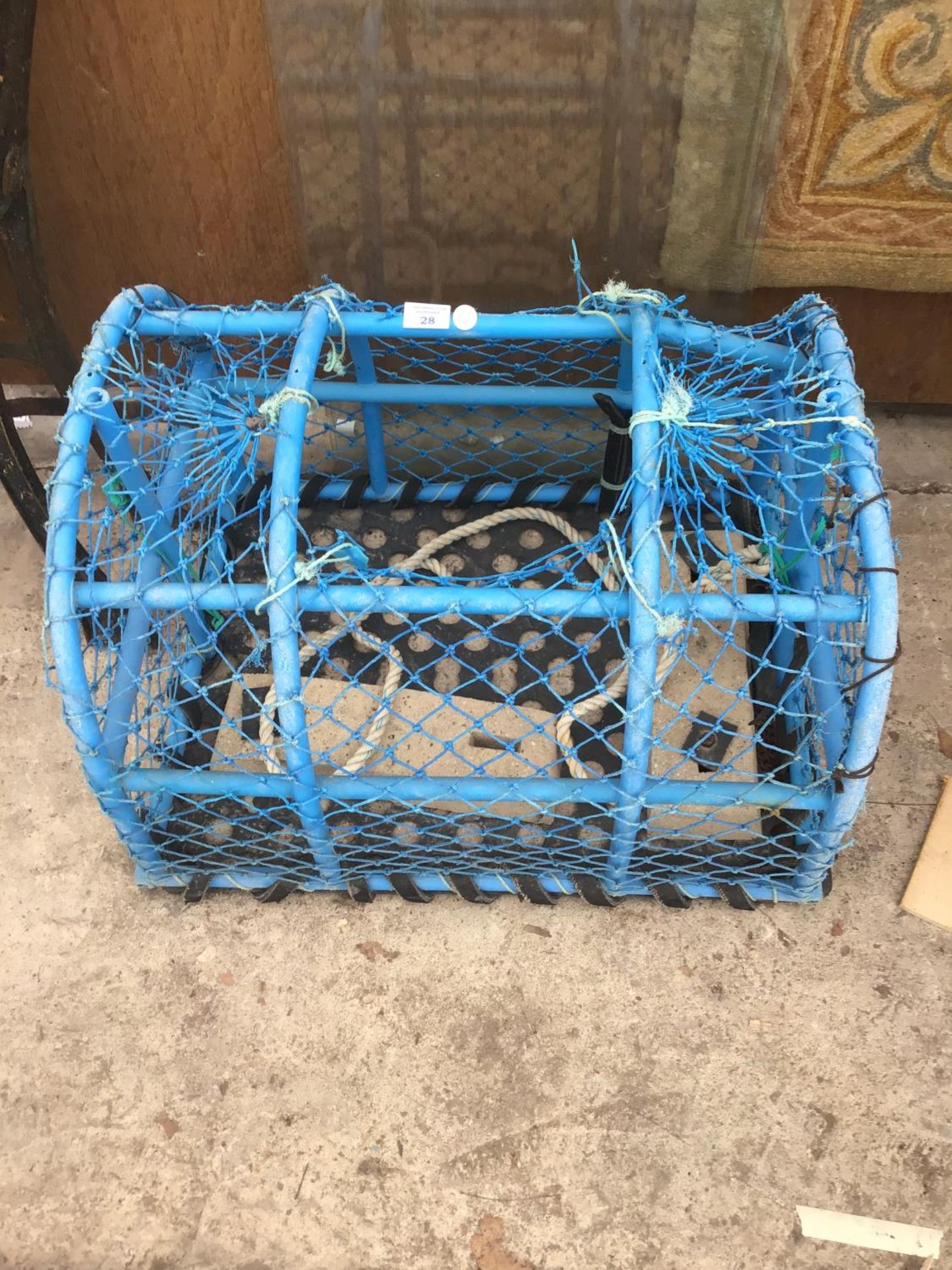 A BLUE LOBSTER POT