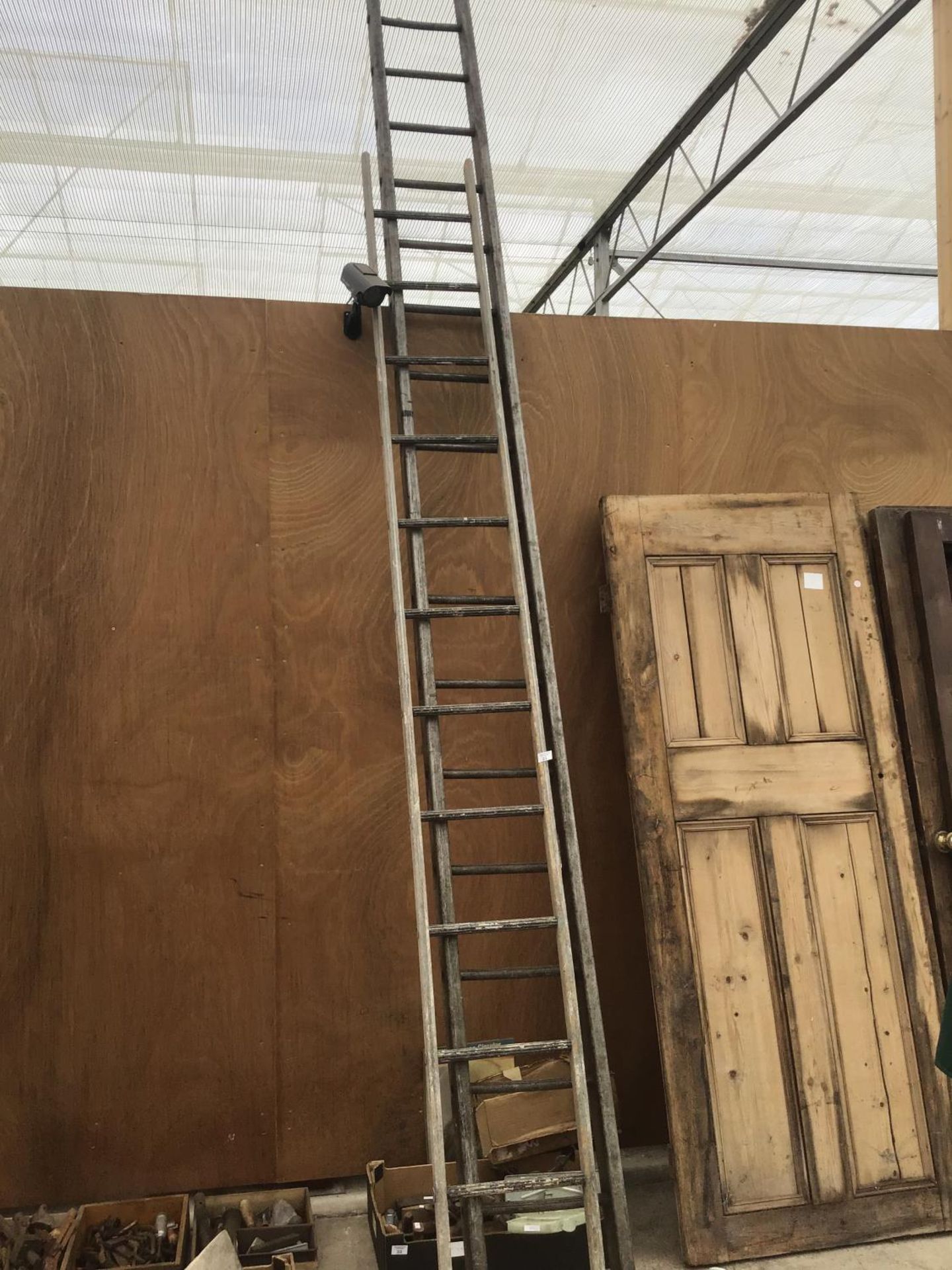 TWO METAL LADDERS