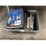 A BOX OF ASSORTED BOOKS, REFERENCE BOOKS ETC