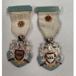TWO MASONIC MEDALS FROM 1966