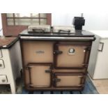 A RAYBURN ROYALE GAS FIRED COOKER