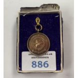 A 'H.M.S' RUNNERS UP MEDAL FROM 1945