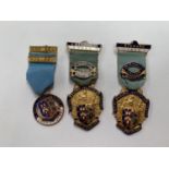 THREE MASONIC MEDALS