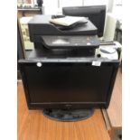 A FERGUSON 18 INCH TELEVISION AND A SAMSUNG XPRESS WIFI PRINTER IN WORKING ORDER