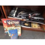 VARIOUS VINTAGE 'VICTOR' BOOKS, AUCTION CATALOGUES ETC