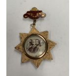 A 'COUNTY OF CHESHIRE' VICTORIAN BROOCH