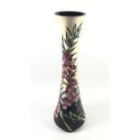 A MOORCROFT POTTERY 'VANGUARD' PATTERN VASE, HEIGHT 31.5CM