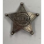 AN ORIGINAL LINCOLN COUNTRY SHERIFF BADGE