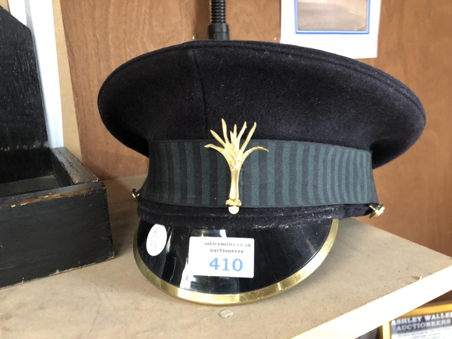 A 'WELSH FUSILIERS' MILITARY HAT