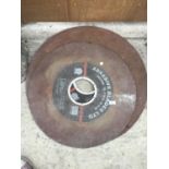 TWO LARGE CUTTING DISCS 'ABRASIVE BLADES LTD'